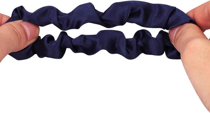 Produktbild Avizar Plissierter Satin-Haargummi (Haargummi)