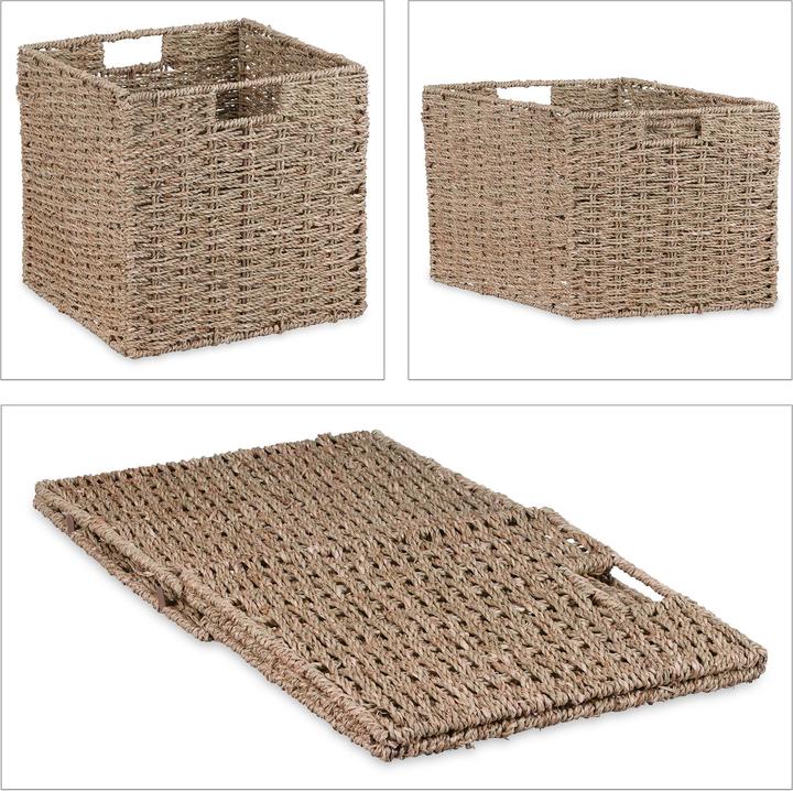 Actual product image Relaxdays Storage basket (1 x, 30 x 30 x 30 cm)