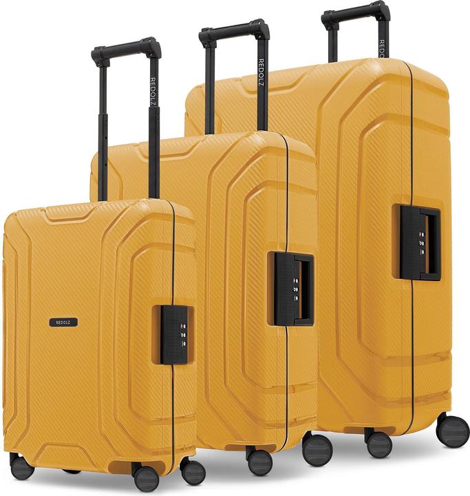 Image du produit Redolz Essentials 15 Set de valises à 4 roulettes 3 pièces avec fermeture à trois points (210 l)