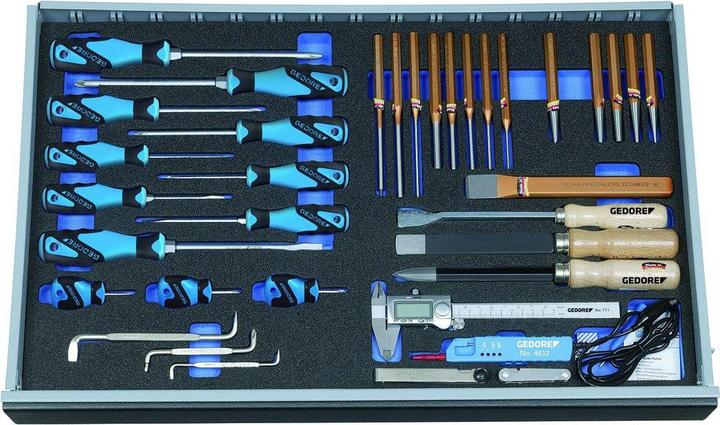 Gedore 2005 CT4-2160-119 Assortimento di utensili nel modulo di controllo 36 pezzi