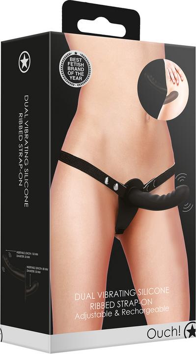 Ouch! Ribbed Strap-On