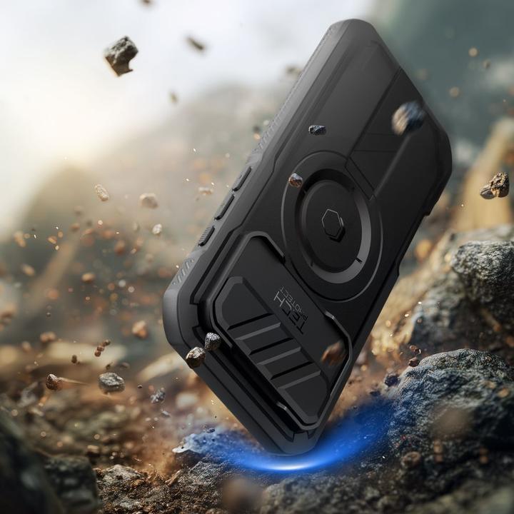 Actual product image Tech-Protect Kevlar MagSafe Case für iPhone 17 Air - Schwarz (Apple iPhone 17 Pro)