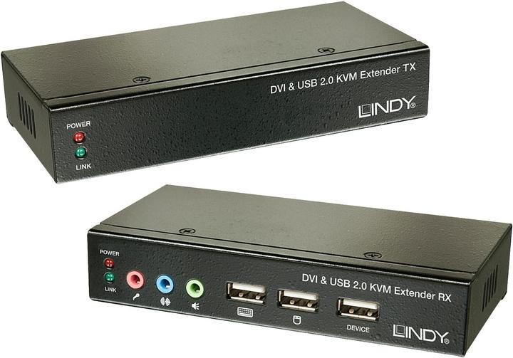 Produktbild Lindy Cat.6 KVM Extender Classic DVI USB