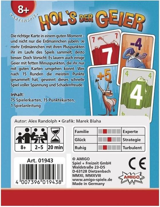 Produktbild Amigo Hol's der Geier! (Deutsch, 2 - 5 Spieler)