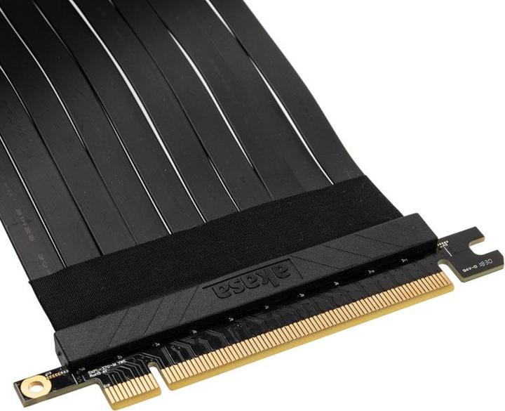 Produktbild Akasa Riser Black X2 Premium PCIe 3.0 x 16 Riser cable 20cm