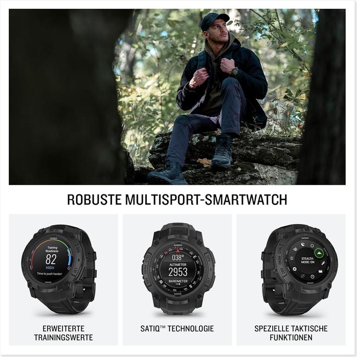 Produktbild Garmin Instinct 3 Amoled Tactical Edition (50 mm)