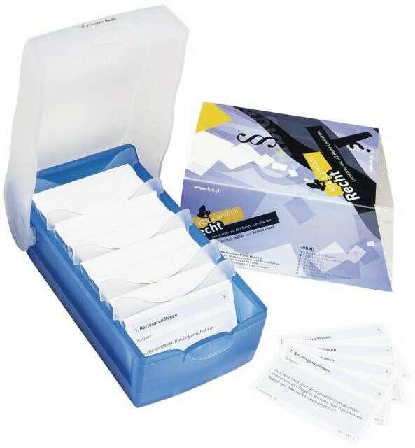 Actual product image Lernboxen / Lernbox Recht (German, Sasha Gloor, Ueli Matter, 2018)