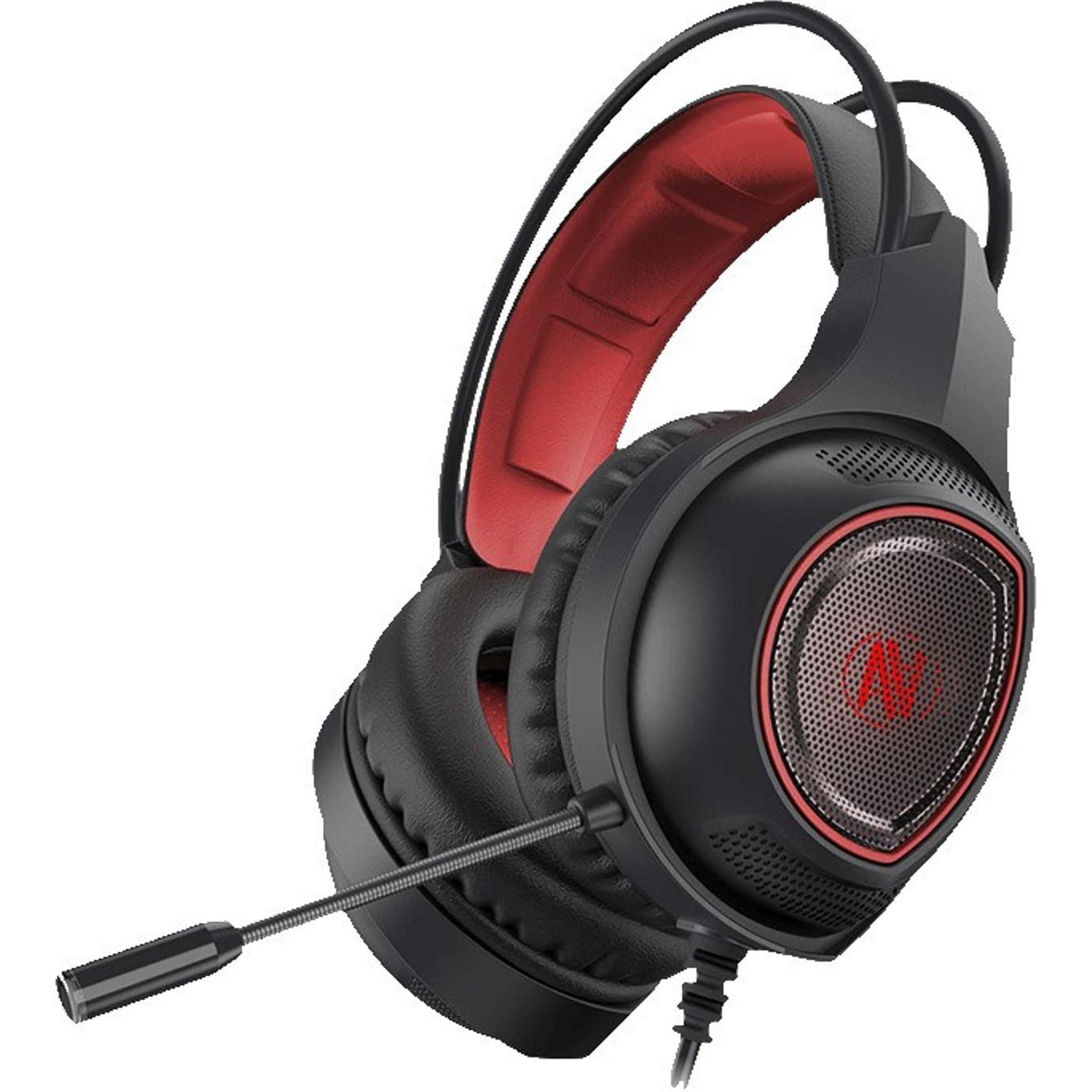 Thumbnail - iBox I-Box X3 Gaming-Kopfhörer Mit Mikrofon (Kabelgebunden), Gaming Headset, Schwarz, Rot