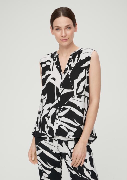 Produktbild s.Oliver Bluse Viskosebluse mit Crêpestruktur (32)