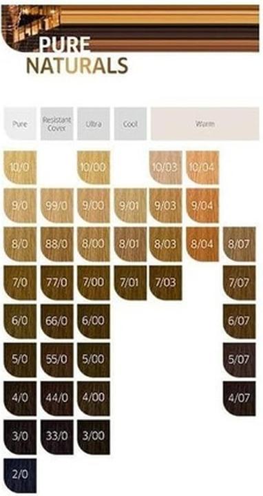 Immagine prodotto Wella Koleston Perfect ME Pure Naturals 60 ml di colore per capelli 33/0 (0, 33)