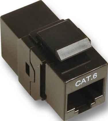 Actual product image EFB Elektronik Modular adapter CAT6 STP, snap-in, RJ45 jack/socket, 1:1