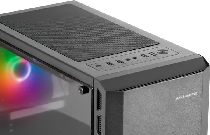 Produktbild Mars Gaming Boitier Moyen Tour ATX MC-X2 RGB avec panneau vitré (Noir) (ATX, mATX, Mini-ITX)