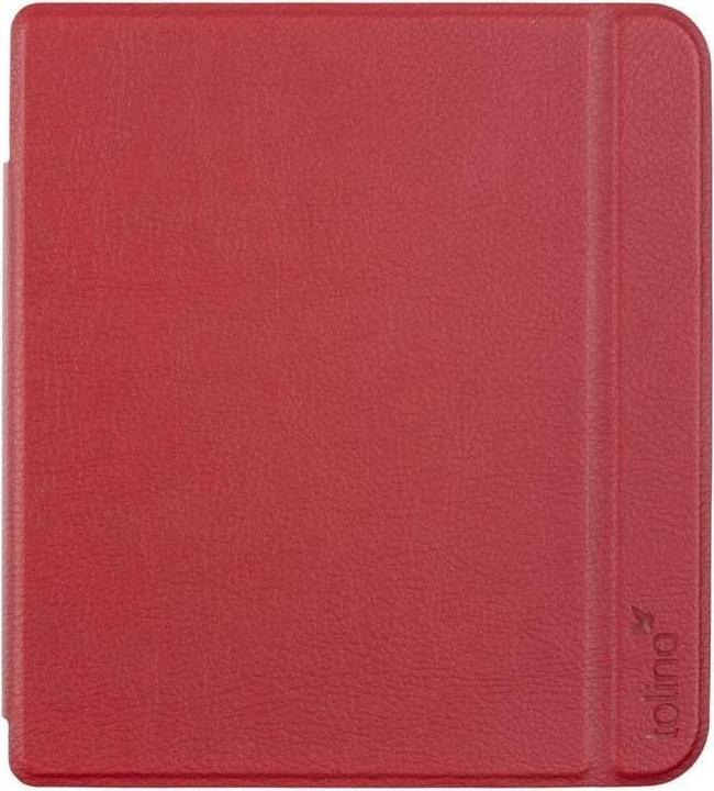 tolino vision color, Schutztasche in Lederoptik (Farbe:rot) (Tolino Vision Color)