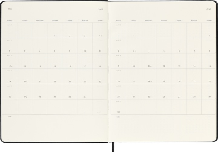 Actual product image Moleskine Notebook (19 x 25 cm, English)
