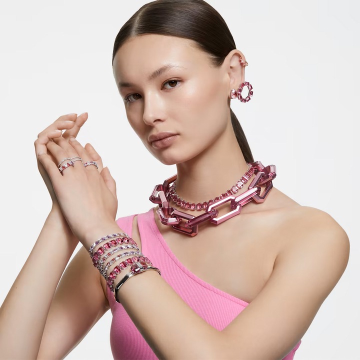 Produktbild Swarovski Vittore Ring Rundschliff Weiss (60)
