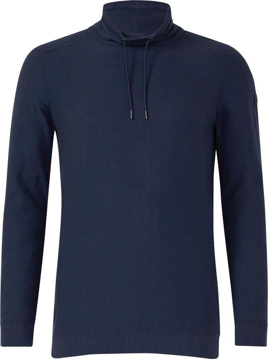 Produktbild s.Oliver Strickpullover Leichter Pullover mit Snood-Kragen und Logo-Detail (XL)
