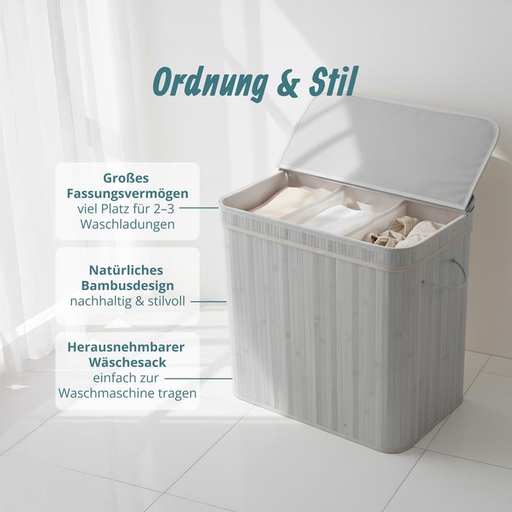 Actual product image Relaxdays Laundry bin (150 l)