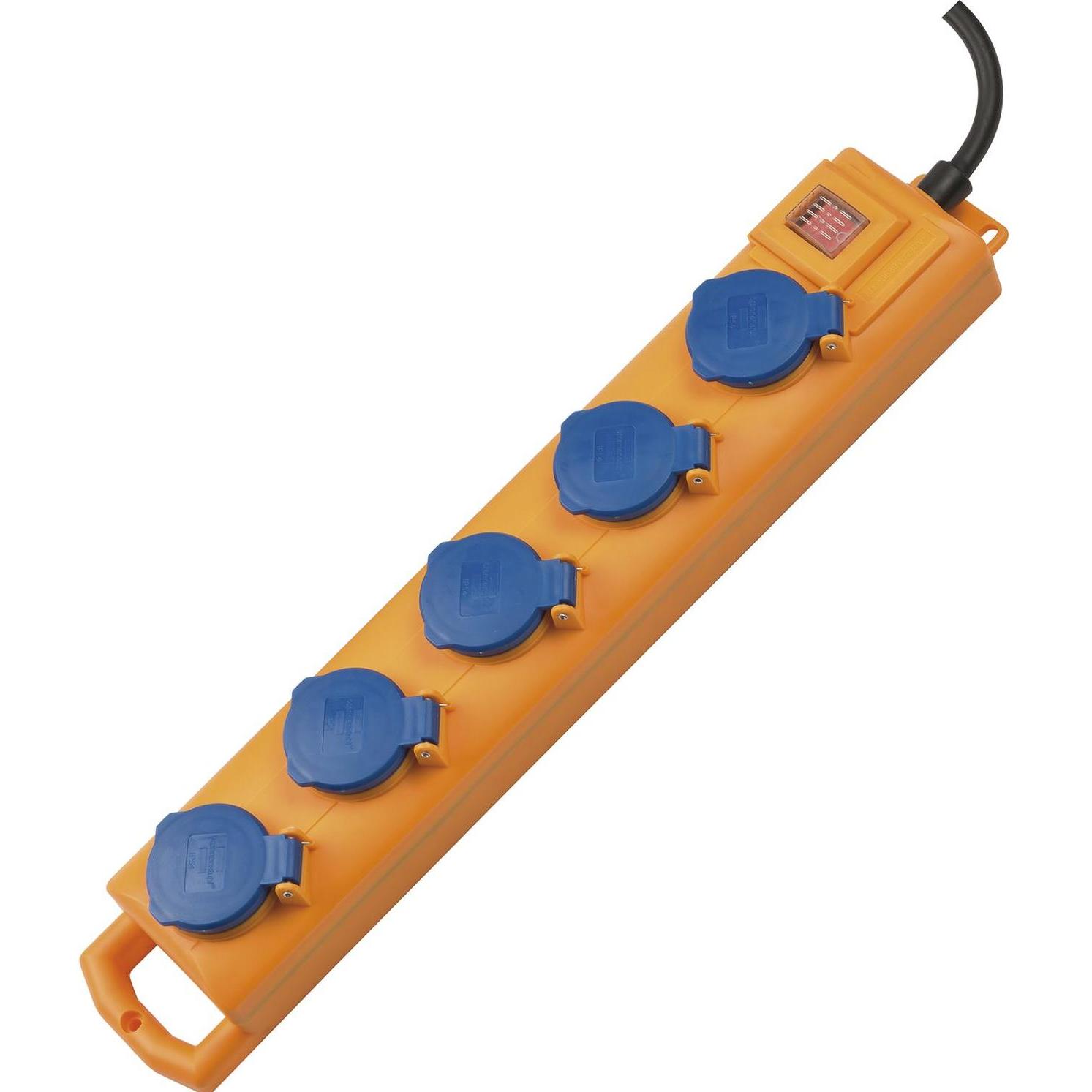 Brennenstuhl, Steckdosenleiste, Super-Solid (5 x, CEE 7/3, 2 m)