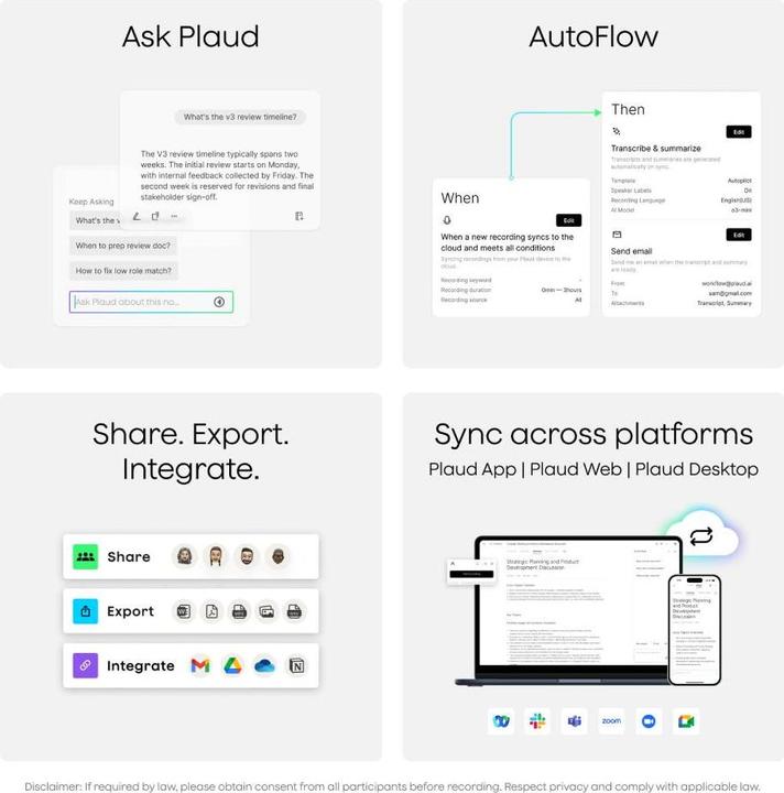Produktbild Plaud NotePin S (64 GB)