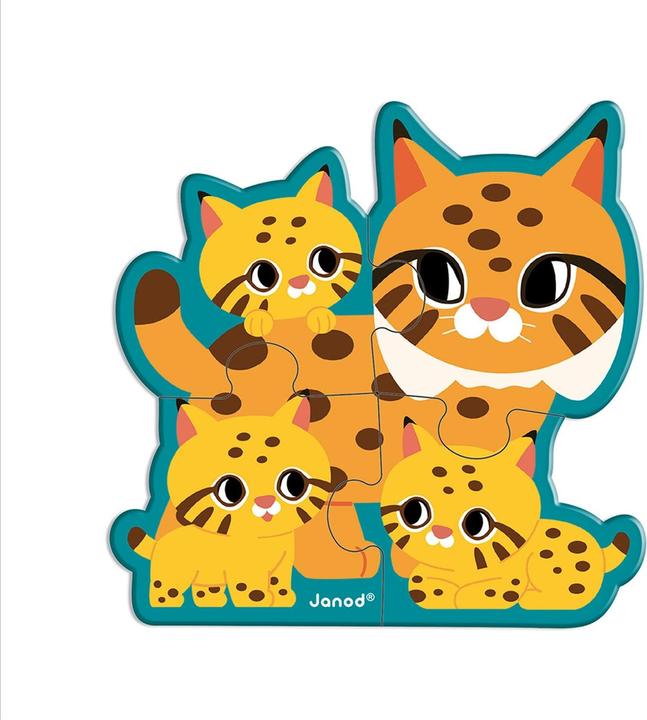 Produktbild Janod WWF Puzzle Tiere (20 Teile)