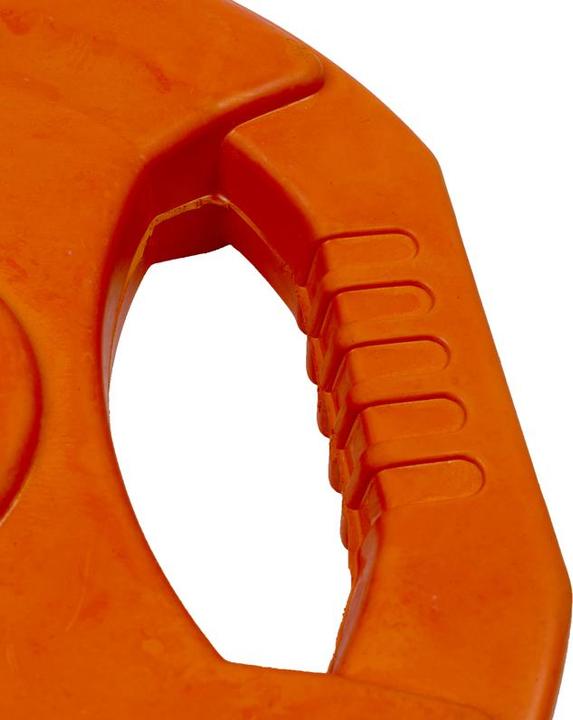 Actual product image Gladiatorfit Rubber weight disc with handles (1 x 5 kg)