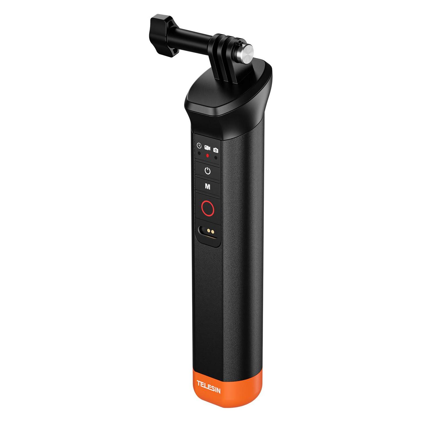 Telesin Zwevende Beugel, Actioncam-accessoires, Zwart, Oranje
