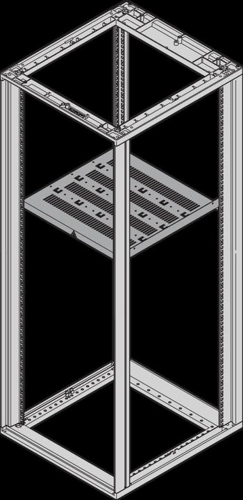 Image du produit Schroff Tablette fixe - 19 "FACHB.STAT.600B 600T 7021