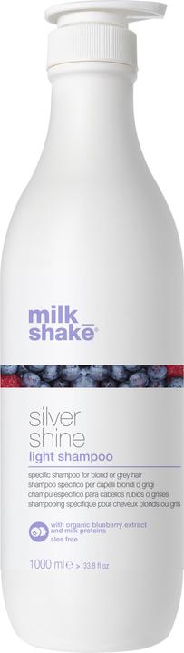 Actual product image Milk_Shake Silver Shine Light Shampoo 1000 ml (1000 ml, Liquid shampoo)