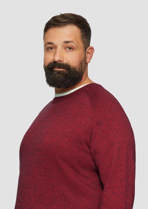 Produktbild S.Oliver Strickpullover Strickpullover mit Rippbündchen (XXL)