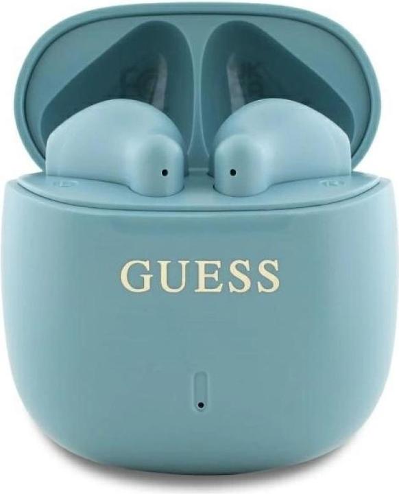 Produktbild Guess Bluetooth headphones GUTWSJ14ESGQ TWS + docking station turquoise/turquoise Printed Classic Lo (5 h)