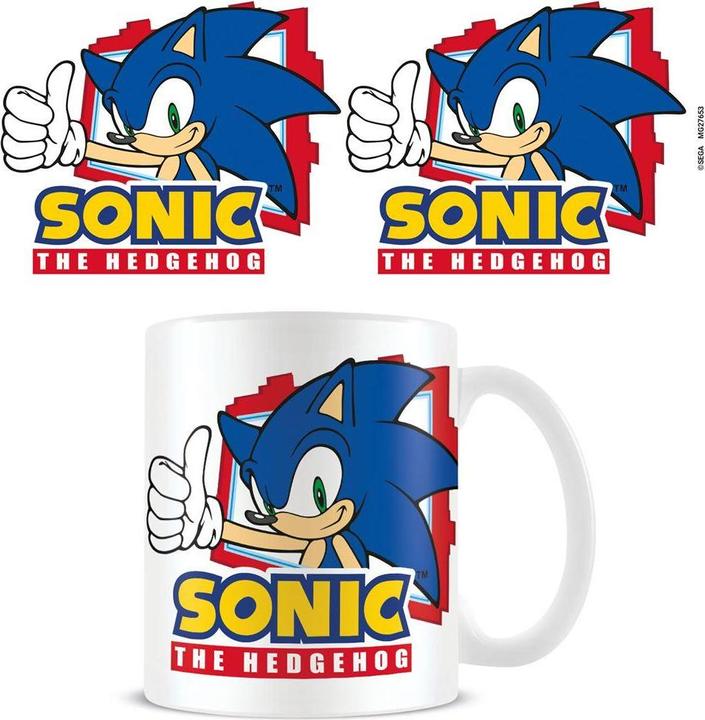 Actual product image Sonic The Hedgehog Thumbs Up Mug (325 ml)