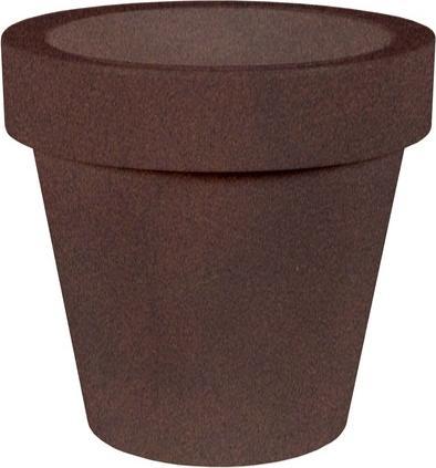 Produktbild Newgarden MAGNOLIA 60 Pflanzkübel XXL gross doppelwandig rund, hoch ø57x57cm bronze 82L mit Wasserspe (60 lm)
