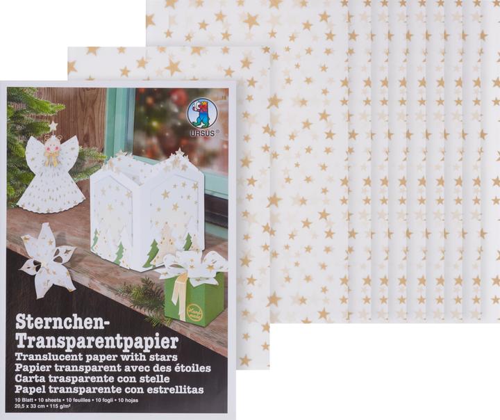 Produktbild Ursus Transparentpapier Sternchen
