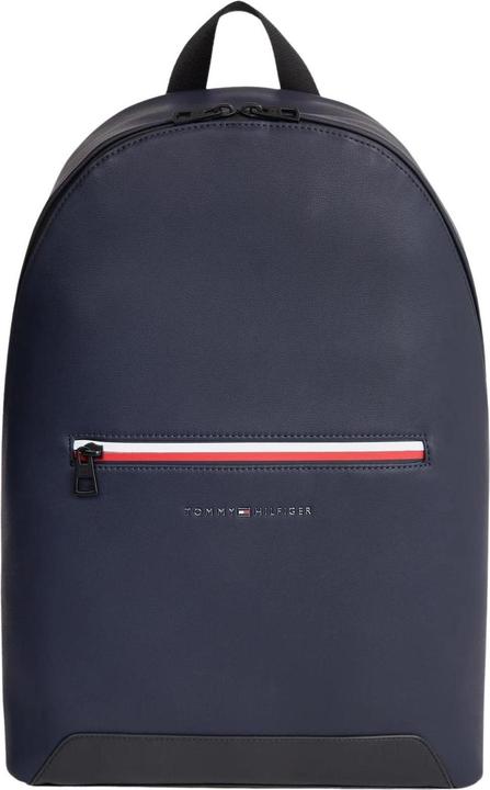 Actual product image Tommy Hilfiger Mens Logo Contrast Zip Backpack