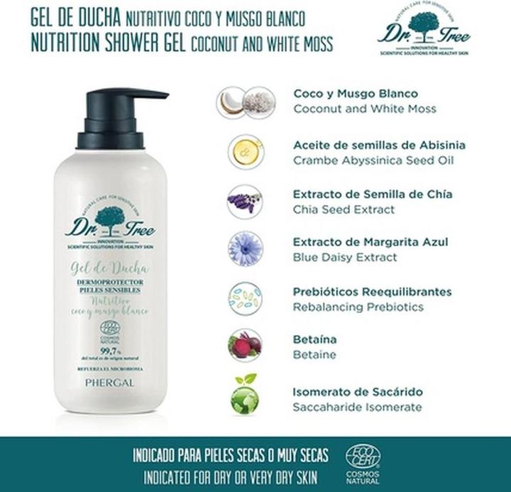 Produktbild Dr. Tree Eco Nourishing Duschgel 500ml (500 ml)