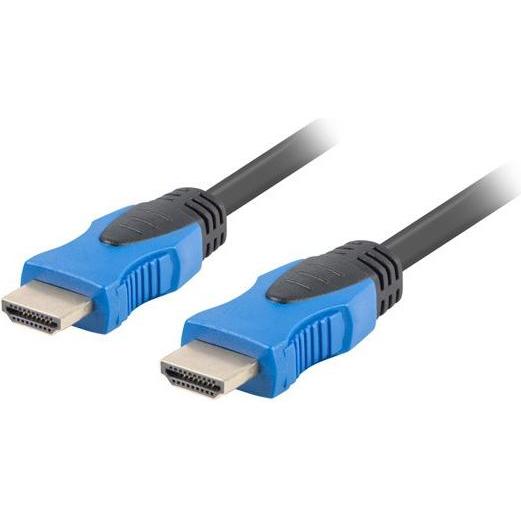 Lanberg CA-HDMI-20CU-0018-BK HDMI-Kabel 1,8 m HDMI Typ A (Standard) Schwarz (1.80 m, HDMI), Video Kabel