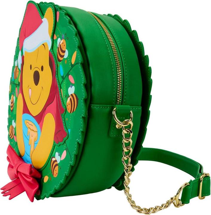 Actual product image Loungefly Disney by shoulder bag Winnie the Pooh Stuck in Wreath