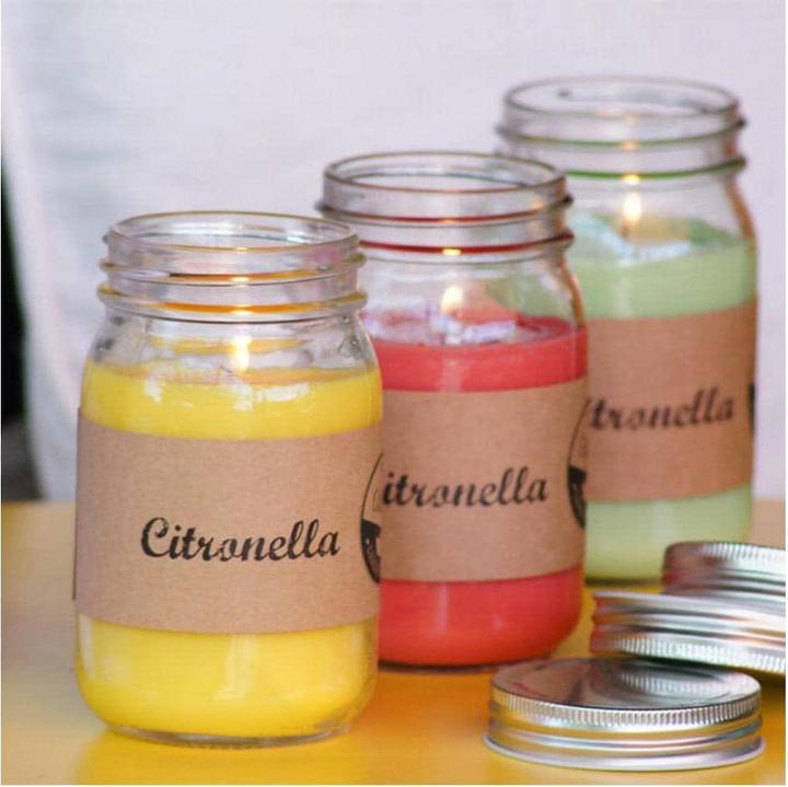 Produktbild Balthasar Citronellakerze Mason Jar (1 Stk.)