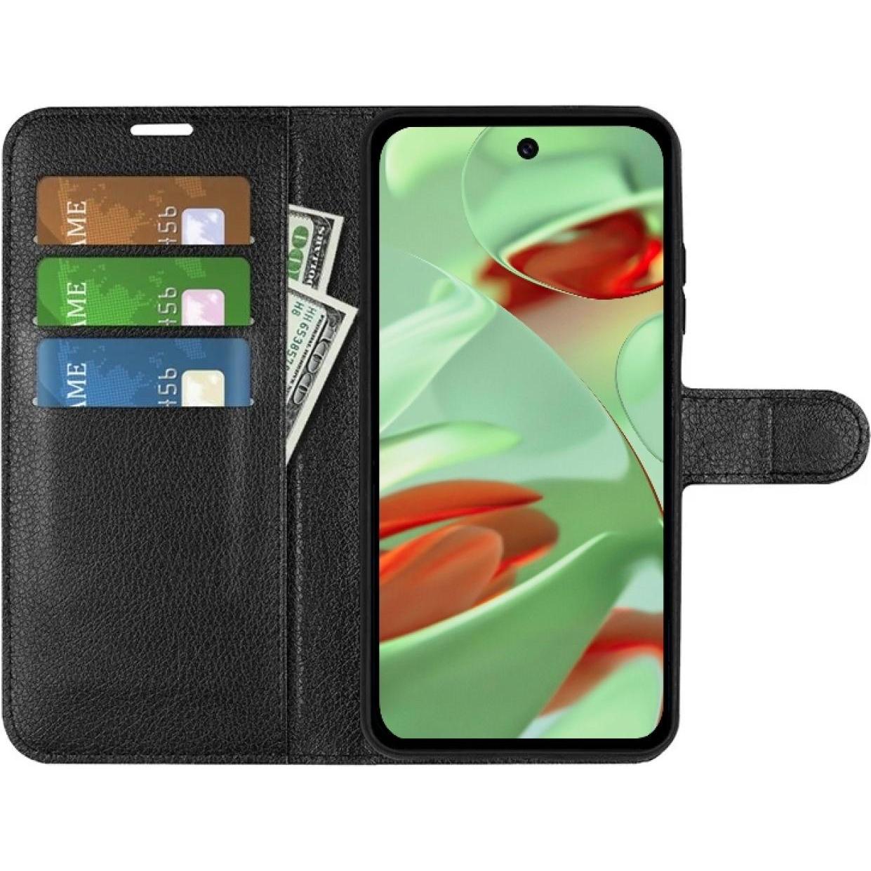 Screenguard Google Pixel 9 Leather Guard Lederhülle (Google Pixel 9), Smartphone Hülle, Schwarz