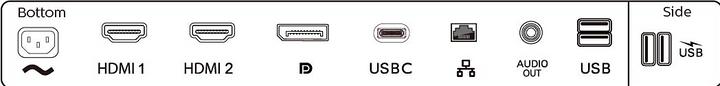 Produktbild Philips 279P1/00 27" UHD IPS VERFÜGT über USB-C/DP/HDMI PD 65W (3840 x 2160 Pixel, 27")