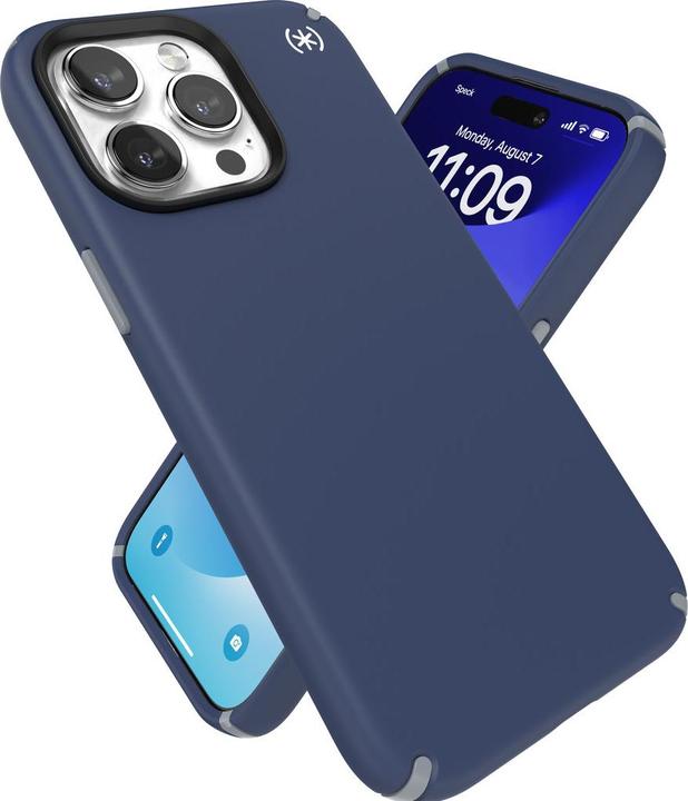 Actual product image speck Presidio2 Pro + MS Apple iPhone 15 Pro Max Coastal Blue - with Microban (Apple iPhone 15 Pro Max)