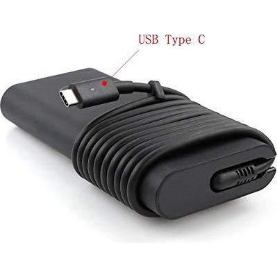 Dell AC Adapter 130W 20V 3 Pin Type C C6 Power Cord (130 W), Notebook Netzteil, Schwarz