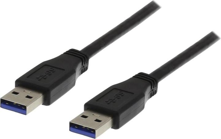 Immagine prodotto Deltaco Cavo USB 3.0, da tipo A a tipo A, 1m - Nero (1 m, USB 3.0)