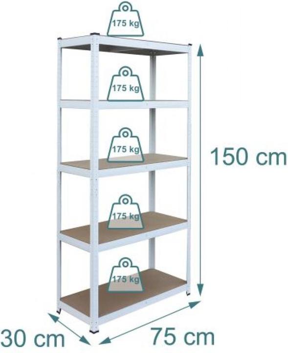 Produktbild Relaxdays Schwerlastregal