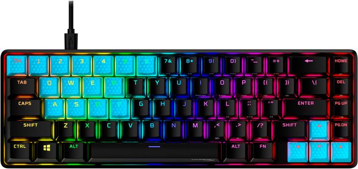 HyperX Coprichiavi in gomma - Kit di accessori per il gioco - Blu (layout USA)
