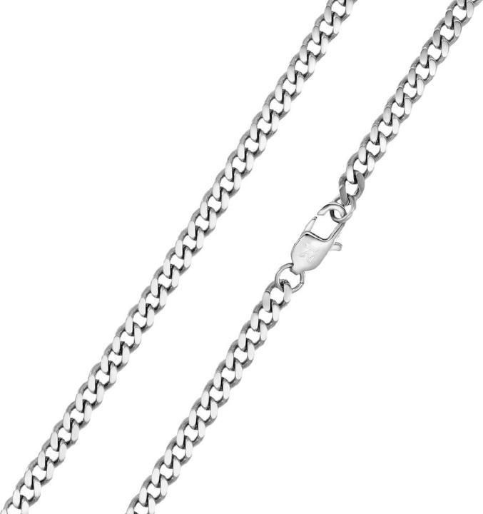 Produktbild K12 - Silver Cuban Chain - 6 mm (ohne Messing, Chirurgenstahl 316L)