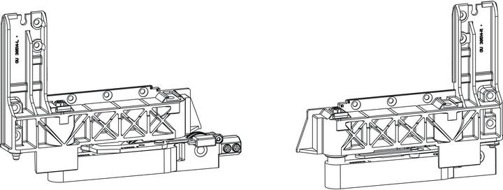 Produktbild GU Grundkarton Laufwagen Laufschuh 966/200 links, Tragkraft max. 180 kg