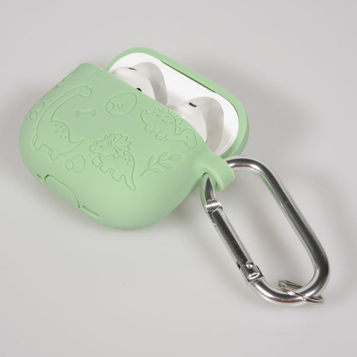 Actual product image PhoneLook Hülle Gravierte Silikon-Dinosaurier und Blumen (Headphone sleeve)