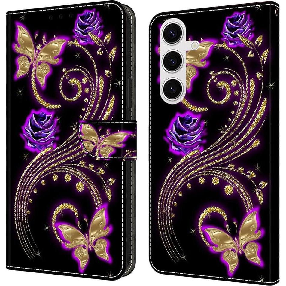 Cover-Discount Galaxy S25 - 3D-Effekt Hülle Etui (Samsung Galaxy S25), Smartphone Hülle, Blau