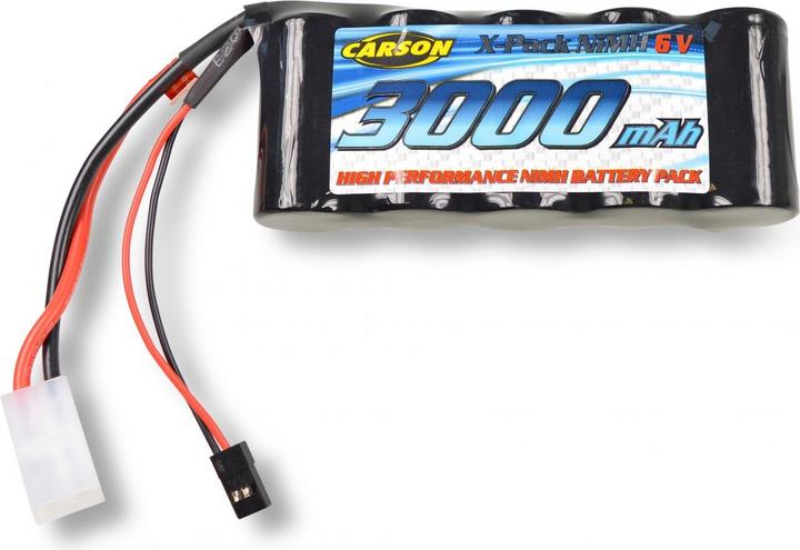 Produktbild Carson Racingpack NiMH-RX-Pack-6V-SubC3000mAh-TAM/JR (6 V, 3000 mAh)